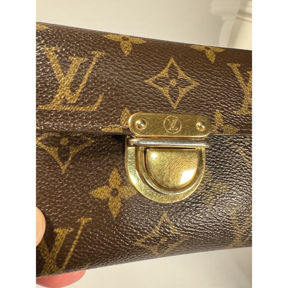 Louis Vuitton Portefeuille Koala Monogram Folding Compact Wallet Vintage Propane - Picture 14 of 16